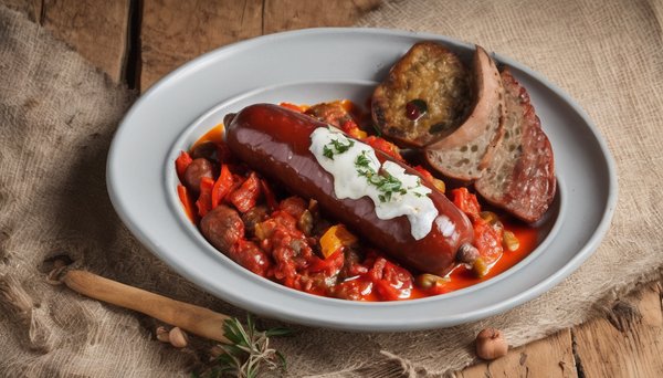 Saucisse à la piperade : épices et caractère de la cuisine basque